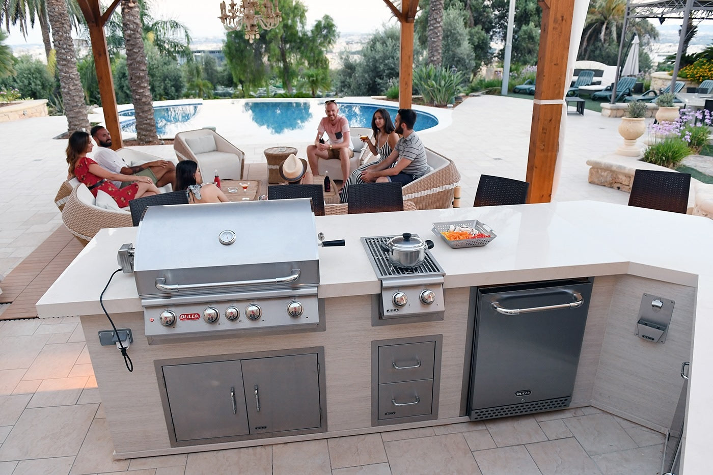 Bull 30" Angus Stainless Steel Drop-In Grill Head