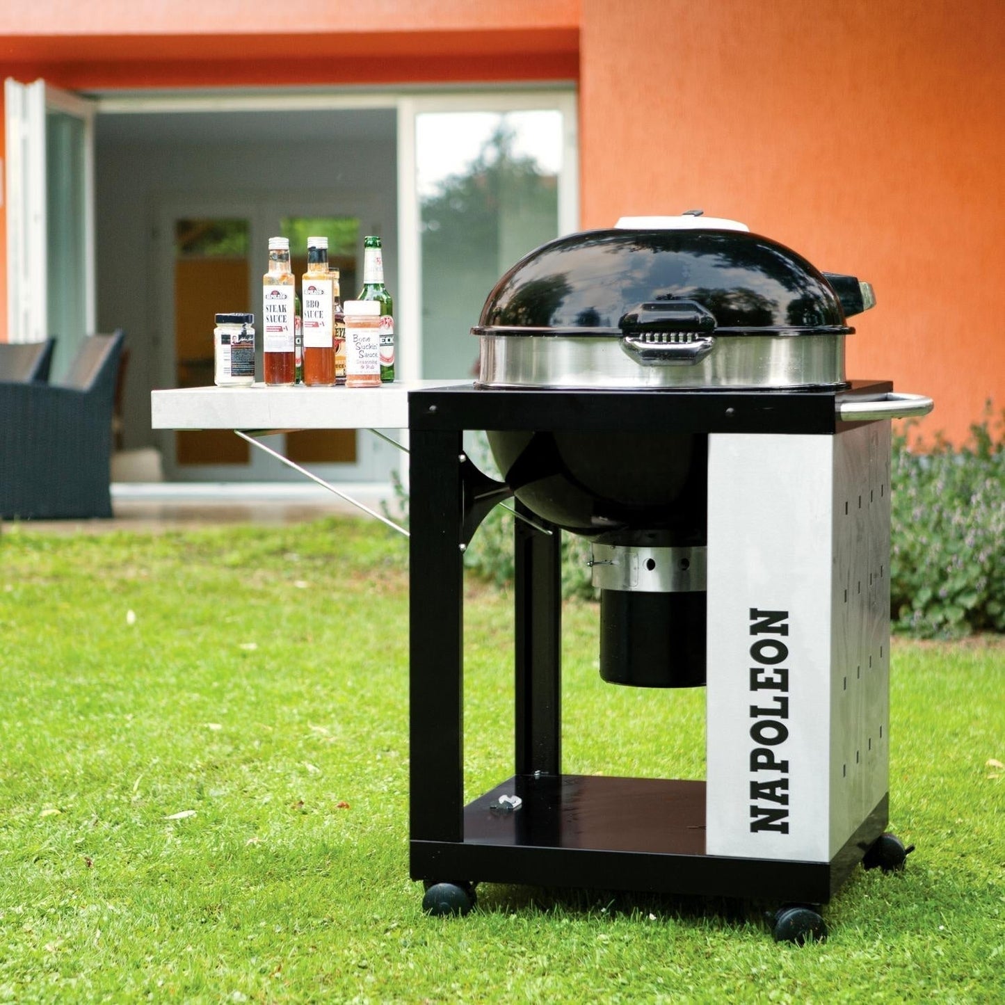 Napoleon 22" PRO Cart Charcoal Kettle Grill