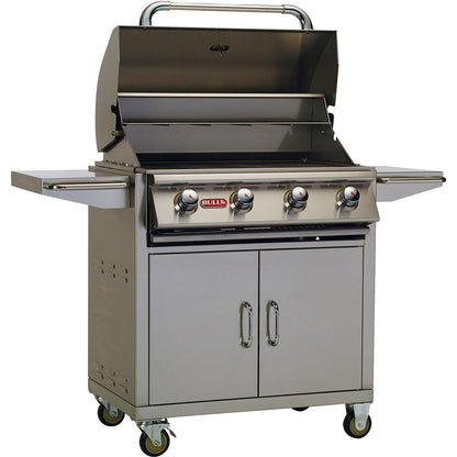 Bull Outlaw 30" 4-Burner Cart Mount Grill